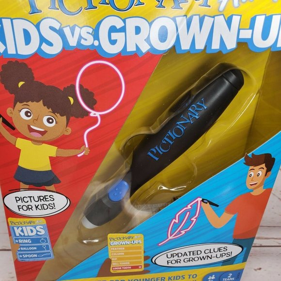 Mattel Games Pictionary Air Kids vs Grown-Ups Family Drawing Game Gift - Picture 5 of 12